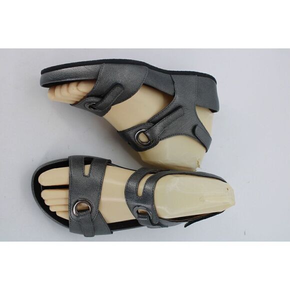 Abeo  P.R.O System Greta Wedge Sandal Women’s Size 6 New Without Box Pewter - Picture 1 of 9